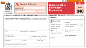 TAXES IN SPAIN THE IAE IMPUESTO SOBRE ACTIVIDADES ECONOMICAS