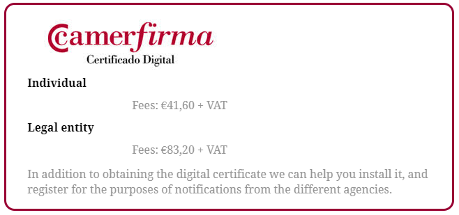 Digital Certificate Spain